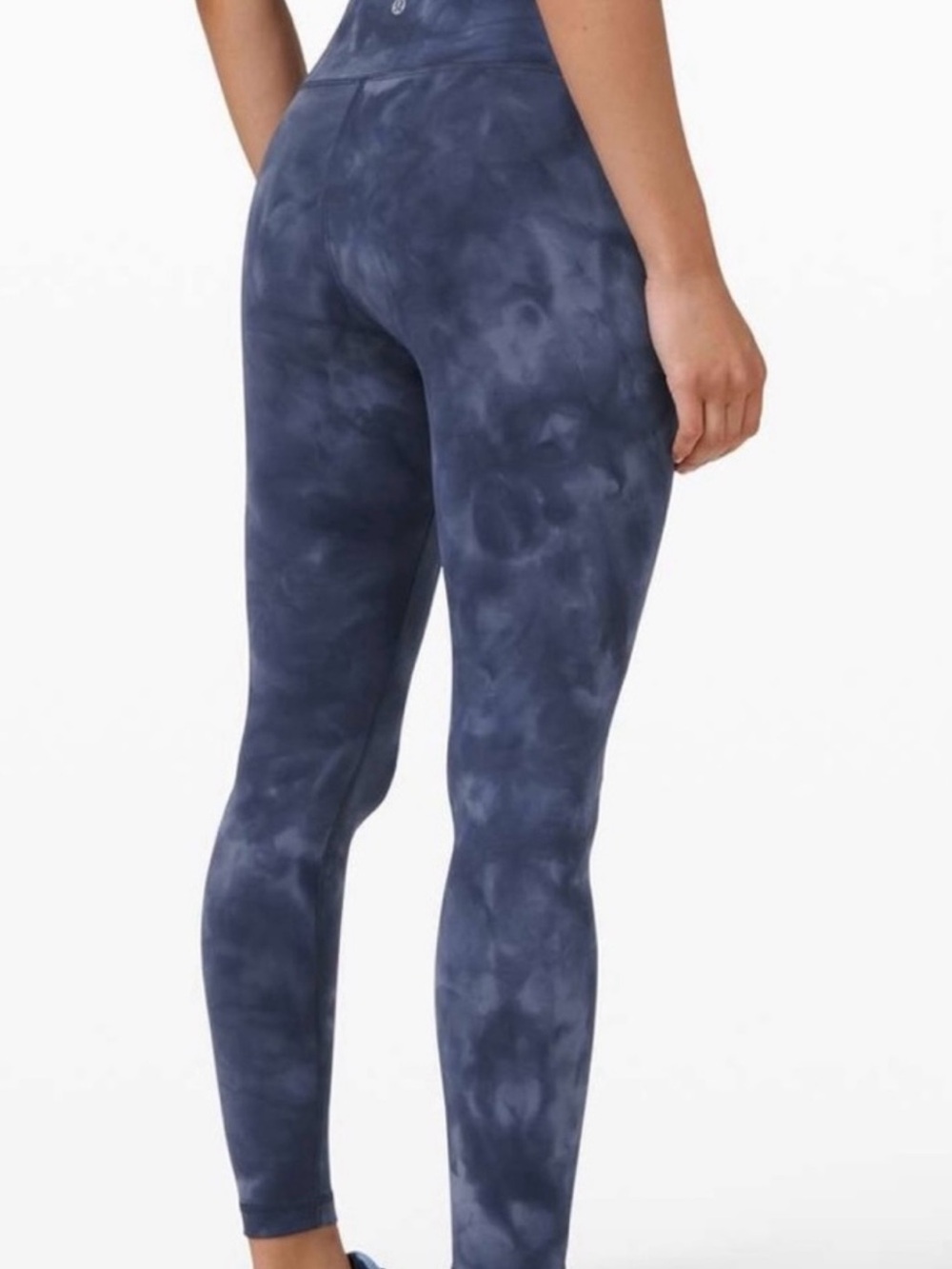 lululemon athletica Navy Tie-Dye High-Rise Leggings